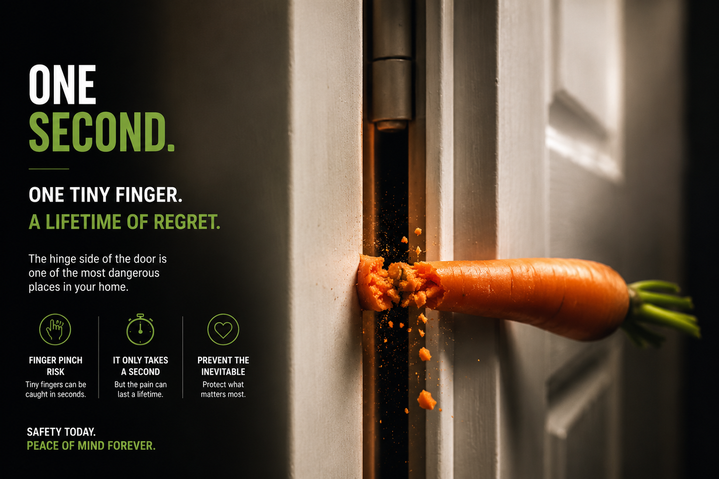 ProtectaTip® Full-Length Hinge Side Door Protector