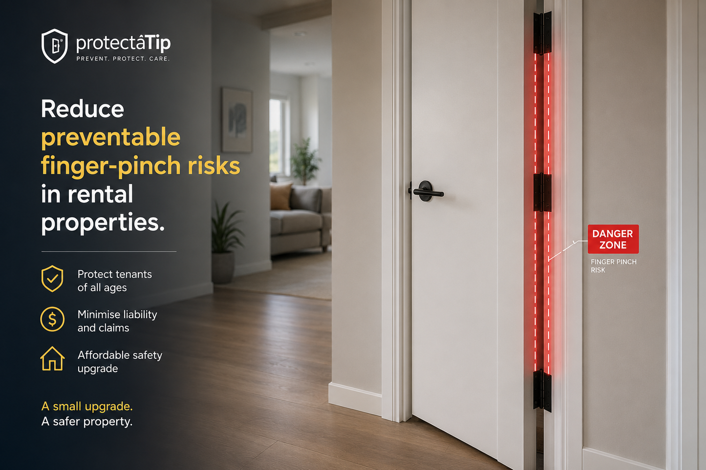 ProtectaTip® Full-Length Hinge Side Door Protector